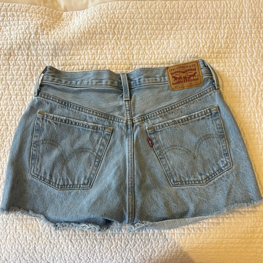 Levi's Classic Blue Denim Shorts